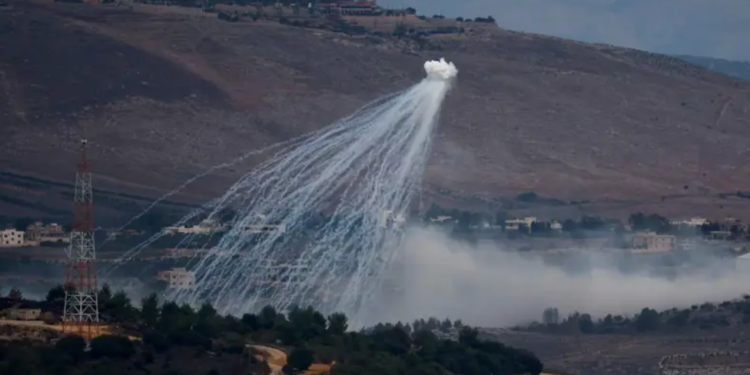 إسرائيل تقصف بيروت بقنابل فسفورية محرمة دولياً