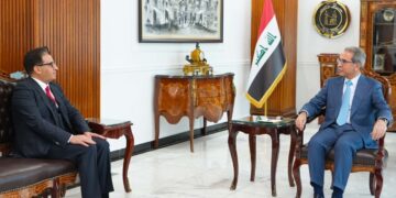 رئيس مجلس القضاء الأعلى يستقبل رئيس اللجنة الأولمبية الوطنية
