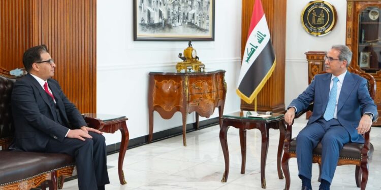 رئيس مجلس القضاء الأعلى يستقبل رئيس اللجنة الأولمبية الوطنية