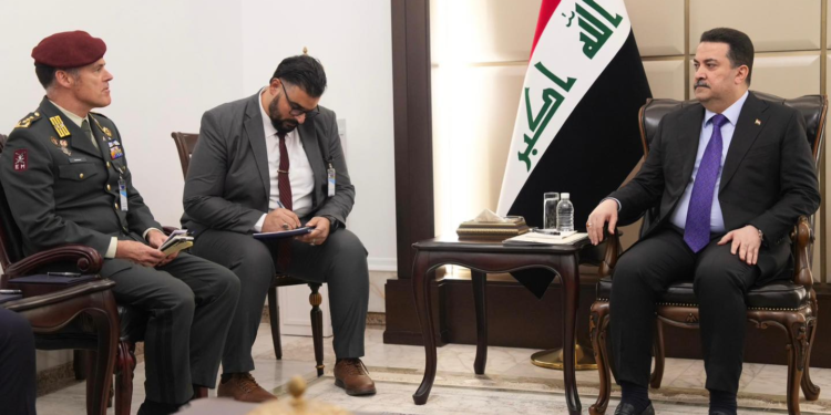 السوداني يؤكد رغبة العراق تعزيـــز مجالات التدريب والمشورة مع “الناتو”