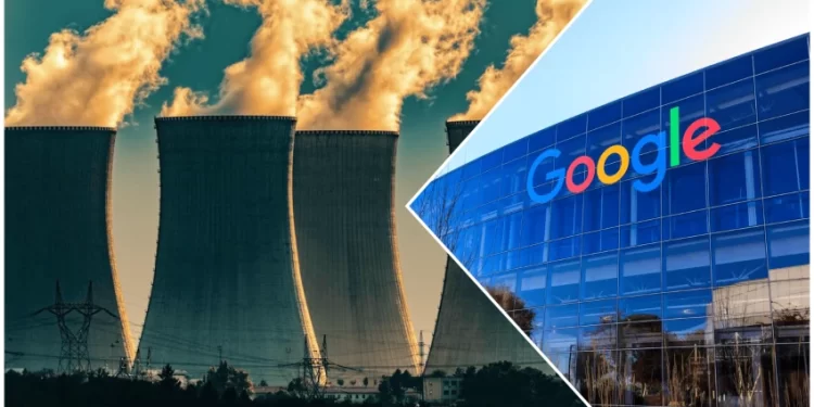 العلاقة بين شركة غوغل والطاقة النووية
