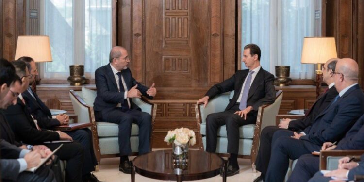 رسالة من عبد الله الثاني لبشار الأسد حول “التطورات الراهنة”