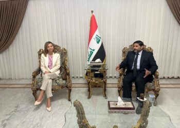 نائب أمين عام حزب دعاة الإسلام تنظيم العراق يســـتقبل سفيرة المملكة الاسبانية