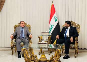 نائب الأمين العام لحزب دعاة الإسلام تنظيم العراق يستقبل السفير الروسي