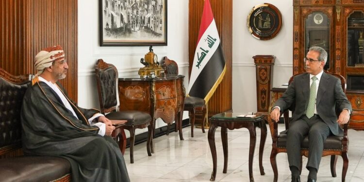 رئيس مجلس القضاء الأعلى يستقبل نائب رئيس بعثة سلطنة عُمان