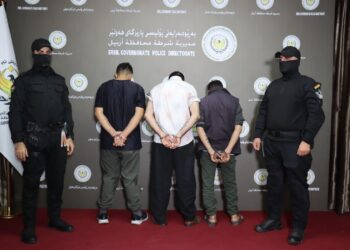 أربيل.. اعتقال 3 سوريين متهمين بالسطو المسلح
