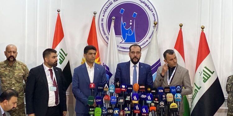 اعلان النتائج الأولية لانتخابات برلمان إقليم كردستان