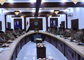 قائد شرطة بغداد يرأس المؤتمر الأمني الموسع بمقر القيادة