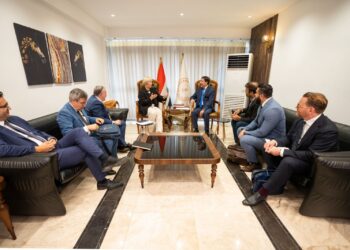 محافظ البنك المركزي يلتقي السفيرة ألالمانية