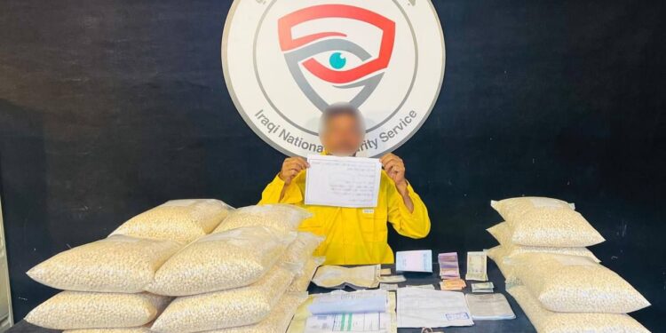 احباط عملية تهريب نصف مليون حبة مخدرة في الانبار