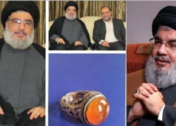 عرض خاتم نصرالله في ايران بمزاد علني يعود ريعه للشعب اللبناني