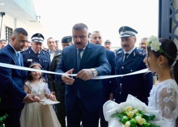 وزير الداخلية يفتتح مجمع نينوى لتسجيل المركبات واجازات السياقة