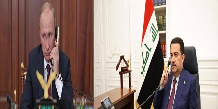 السوداني وبوتين يبحثان قضايا الشرق الأوسط في ظل تصعيد التوتر غير المسبوق في المنطقة