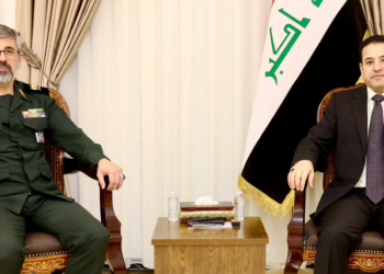 الأعرجي يلتقي الملحق العسكري الإيراني في بغداد