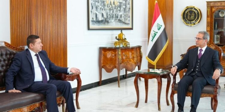 رئيس مجلس القضاء الأعلى يستقبل رئيس اتحاد الحقوقيين