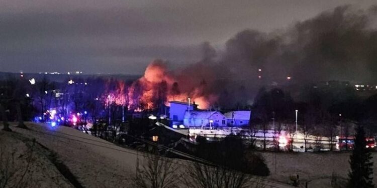 تحطم طائرة شحن تابعة لشركة DHL في ليتوانيا