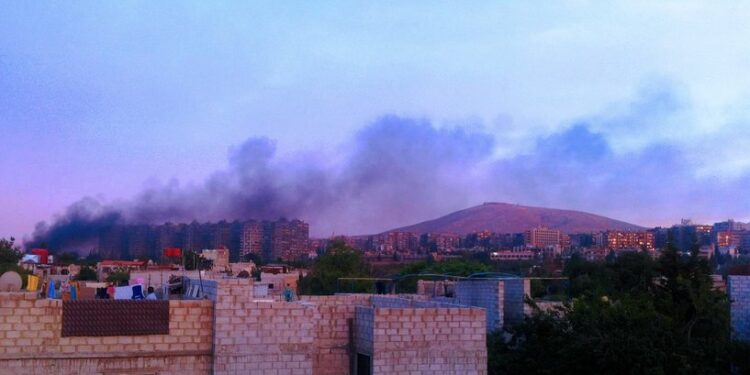 قصف إسرائيلي يستهدف وسط دمشق