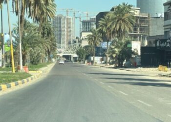 عدسة حرية تتجول في بغداد ,,, بالصور التـــزام كامل بالحظر