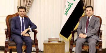 الأعرجي يستقبل ممثل الأمين العام للأمم المتحدة في العراق