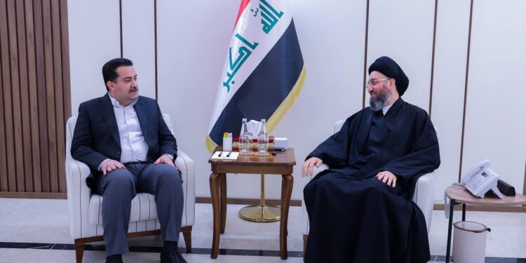 السوداني والحكيم يناقشان تطورات المشهد السياسي