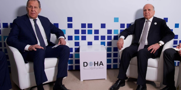 في الدوحة العراق يناقش تطورات الوضع السوري مع (روسيا وأمريكا)