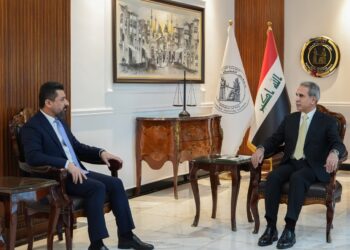 رئيس مجلس القضاء الأعلى القاضي يستقبل وزير العدل