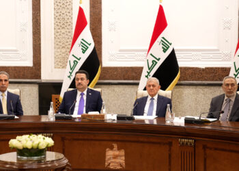 العراق أولا” رئيس مجلس القضاء الأعلى خلال اجتماع الرئاسات وائتلاف إدارة الدولة لمناقشة التطورات في سوريا