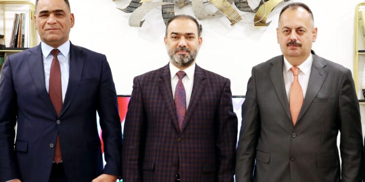 وكيل وزارة الثقافة يستقبل وفد مؤسسة بغداد للتواصل والاعلام الرقمي
