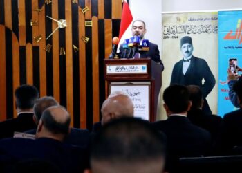 باشراف نوفل ابورغيف دارالكتب والوثائق تحتفي بمئوية الشخصية الوطنية محمد شمدين تعزيزاً لثقافة التعايش السلمي في العراق