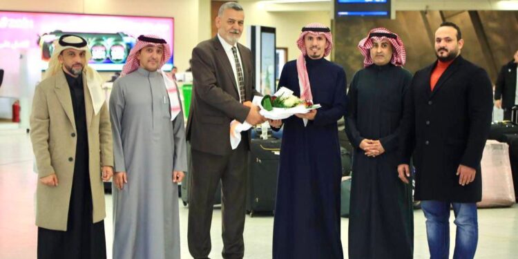 وفد التعاون السعودي يصل بغداد