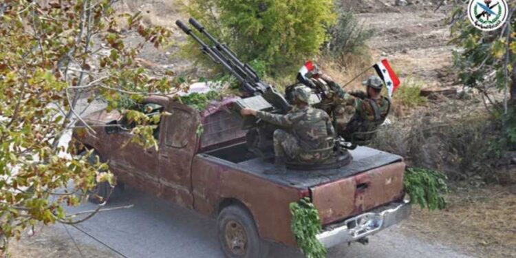 سوريا.. الجيش يدخل بـ”أضخم رتل عسكري” إلى ريف حماة