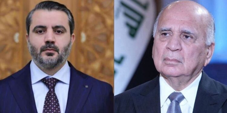 و ير الخارجية العراقي لنظيره السوري.. العراق سيعيد بعثته الدبلوماسية إلى دمشق