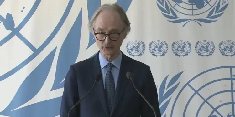 المبعوث الأممي لسوريا يدعو لانتقــــــال سياسي منظم وتجنب سفك الدماء