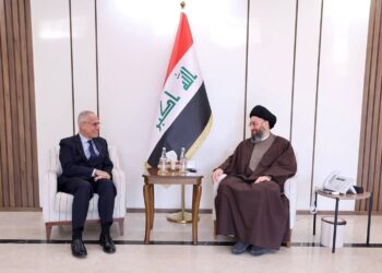 الحكيم يلتقي نائب ممثل الأمين العام للأمم المتحدة في العراق