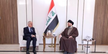 الحكيم يلتقي نائب ممثل الأمين العام للأمم المتحدة في العراق