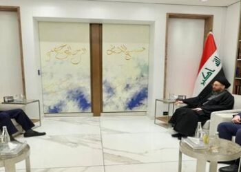 الحكيم يلتقي برهم صالح