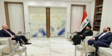 الحكيم يلتقي برهم صالح