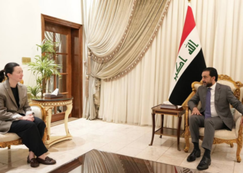 الحلبوسي يستقبل نائبَ مساعد وزير الخارجية الأميركي لشؤون الشرق الأوسط