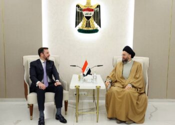 الحكيم يلتقي السفير الايطالي