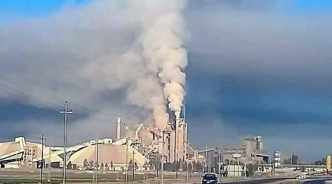 أكبر مصانع الاسمنت في العراق يعود الى الحياة