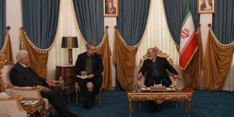 فالح الفياض يلتقي امين المجلس الاعلى للامن القومي الايراني