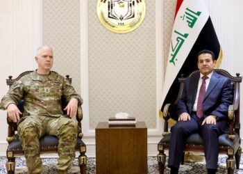 الاعرجي يستقبل قائد التحالف الدولي في العراق وسوريا