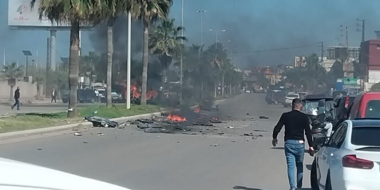 الاعلان عن اغتيال قيادي بحماس في جنوب لبنان بضربة إسرائيلية