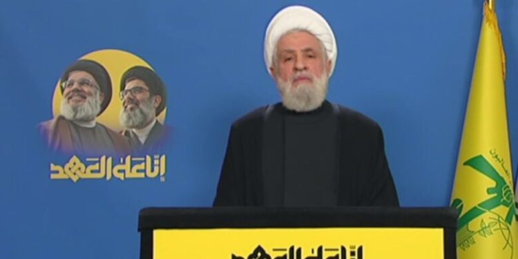 نعيم قاسم.. إنا على العهد يا نصر الله