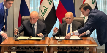 توقيع اتفاقية للنقل البحري ومذكرات تفاهم في مختلف المجالات بين(العراق وروسيا)