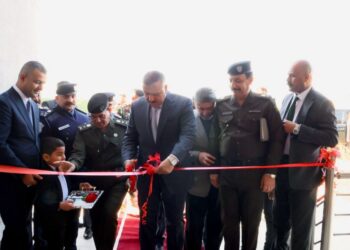 وزير الداخلية يفتتح البناية الجديدة لقاطع نجدة أبو غريب