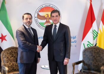 نيجيرفان بارزاني يلتقي وزير الخارجية السوري أسعد الشيباني في ميونخ