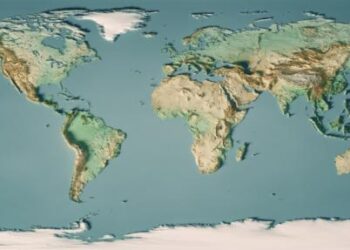 للأرض 6 قارات فقط