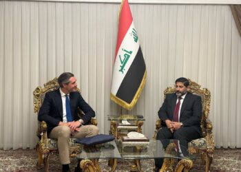 الأسدي يستقبـــل القائم بالاعمال الاسترالي
