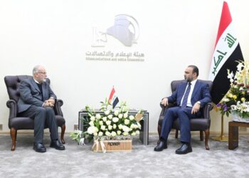 رئيس هيأة الإعلام والاتصالات يستقبل محافظ بغداد